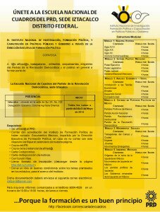 convocatoria escuela de cuadros